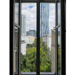 Siatka na okno Wzmocniona drutem dla kota montaż bez wiercenia Warszawa