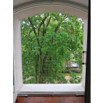 Siatka wzmocniona dla kota na okno montaż bez wiercenia