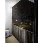 Siatka na balkon Wzmocniona dla kota montaż