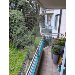 Siatka na balkon montaż BEZINWAZYJNY