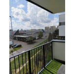 Montaż siatki przeciw wypadnięciu kota BEZ WIERCENIA