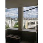 Siatka zabezpieczająca balkon dla kotów