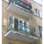 Siatka ochronna na balkon dla kotów montaż