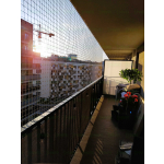 Siatka wzmocniona dla kota na balkon montaż bez wiercenia Warszawa