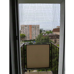 Zabezpieczenie kota przed wypadnięciem z balkonu BEZINWAZYJNY MONTAŻ