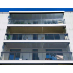 Wzmocniona siatka drutem dla kota na balkon bezinwazyjny montaż Warszawa