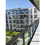 Siatka wzmocniona drutem ochronna dla kota bezinwazyjny montaż Warszawa