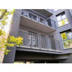 Siatka wzmocniona drutem ochronna dla kota bezinwazyjny montaż