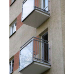 Siatka wzmocniona drutem ochronna dla kota na balkon montaż Warszawa