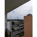 Siatka przezroczysta przeciw ptakom na balkon Warszawa