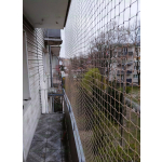 Wzmocniona siatka ochronna na balkon dla kota bezinwazyjny montaż Wołomin