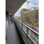 Wzmocniona siatka ochronna montaż bez wiercenia na balkon dla kota Warszawa