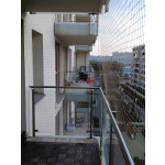 Wzmocniona siatka dla kota z drucikiem na balkon dla kota montaż Warszawa