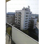Siatka ochronna na balkon przezroczysta przeciw gołębiom montaż Warszawa