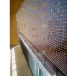 Siatka zabezpieczająca balkon dla kota Łomianki