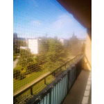 Siatka na balkon przeciw gołębiom z montażem bez wiercenia Józefów