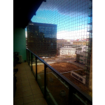 Siatka ochronna na balkon dla kota BEZINWAZYJNY MONTAŻ Sulejówek