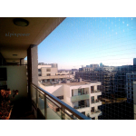 Montaż siatki na balkon dla kota BEZINWAZYJNY MONTAŻ Józefów