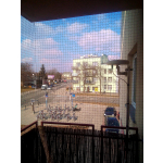 Siatka ochronna na balkon dla kotów bez wiercenia Józefów