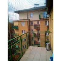 MONTAŻ SIATKI NA TARAS OGRÓDEK BALKON BEZ ZADASZENIA